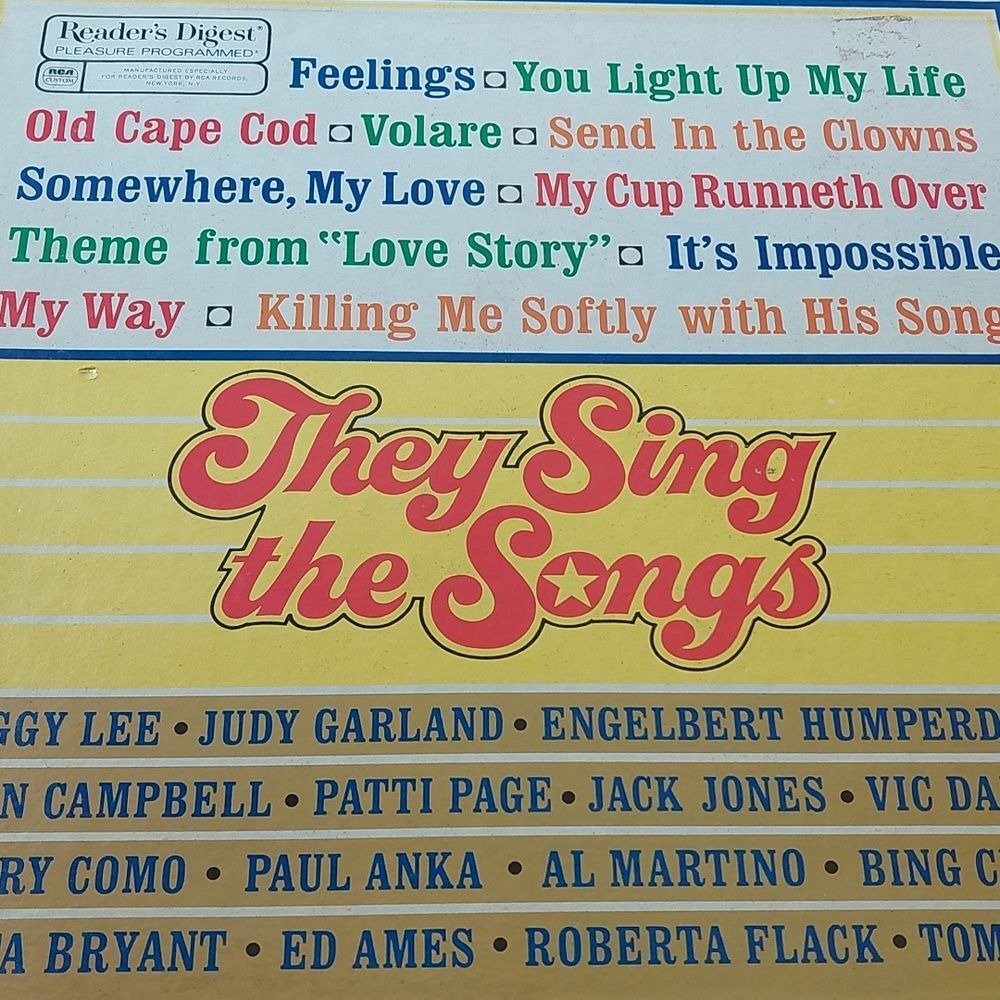 They Sing the Songs 8 LPsLP, Box Set